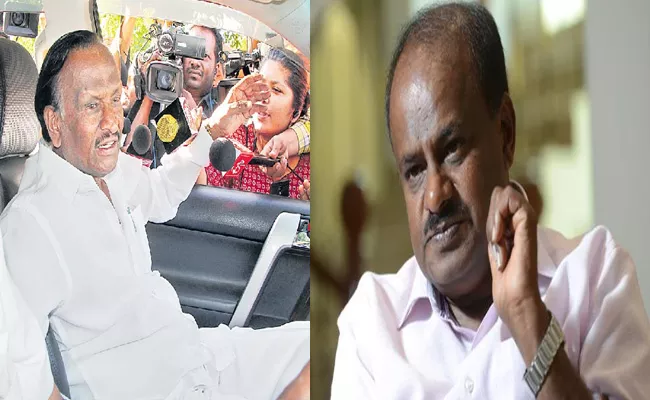 Congress Rebel MLA Nagaraj Would Take U Turn Over Support Government - Sakshi