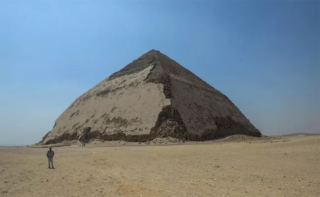 Egypt Opens ‘Bent Pyramid’ for 1st Time in Decades - Sakshi