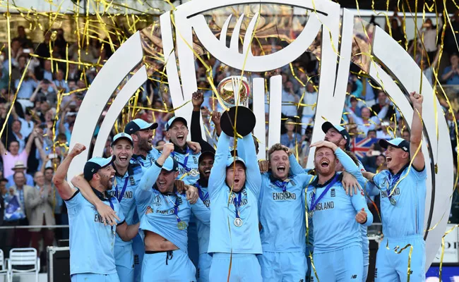 England win Cricket World Cup after super-over drama against New Zealand  - Sakshi