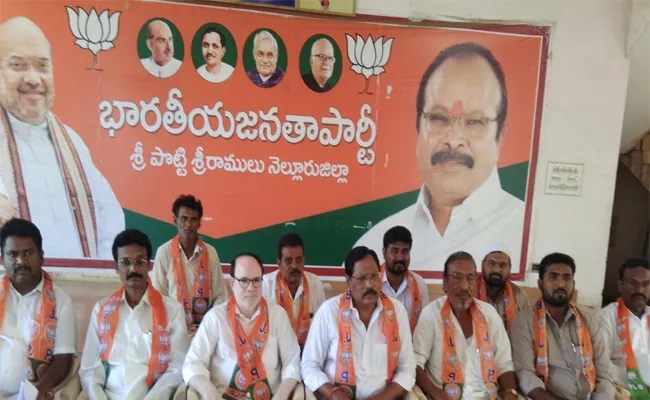 BJP District President's Press Conference in Nellore - Sakshi