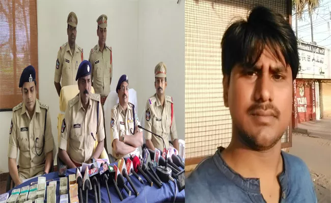 Police Arrested Person Who looted 9 lakhs From His Office In Gajuvaka - Sakshi