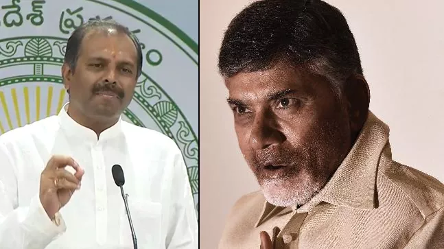 AP Chief Whip Srikanth Reddy Slams Ex CM Chandrababu Naidu - Sakshi