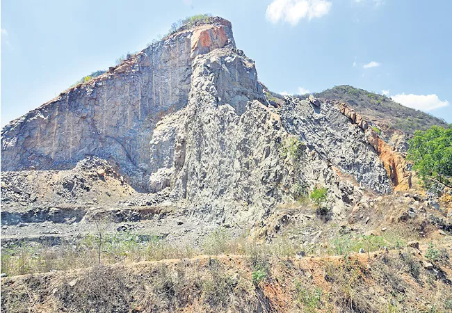 Mining Mafia In Kondapalli Reserve Forest Krishna District - Sakshi