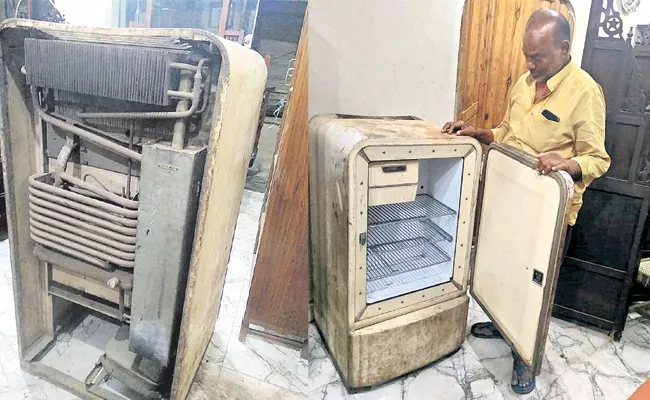 175 Years Back Old Kerosene Refrigerator in Hyderabad - Sakshi