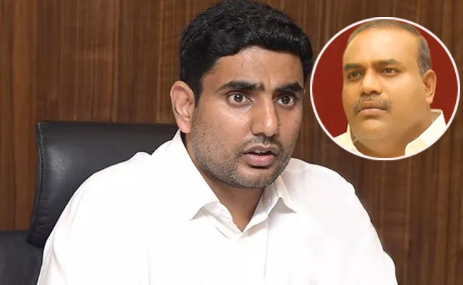 BJP Leader Annam Satish Prabhakar Fires On Nara Lokesh - Sakshi