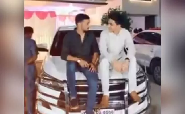 Mohammad Ali Grandson Seen Sitting Atop Police Van In Tik Tok Clip - Sakshi