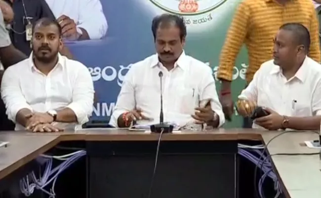 Ministers Kannababu And Anil Kumar Yadav Press Meet - Sakshi