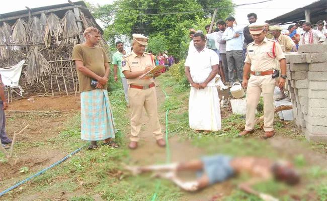 Person Murdered About Fencing In Mancherial - Sakshi