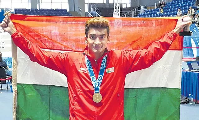 Shiva Thapa becomes India's first gold-medallist in Kazakhstan Presidents Cup - Sakshi