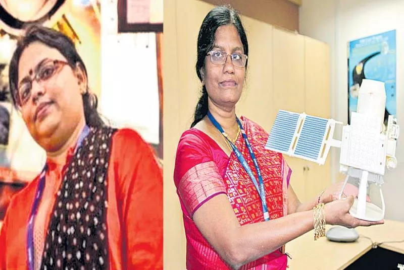 Two women scientists leading the Chandrayaan-2 launch - Sakshi