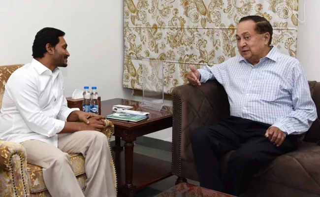 The Hindu Group Chairman Ram Meets CM YS Jagan - Sakshi