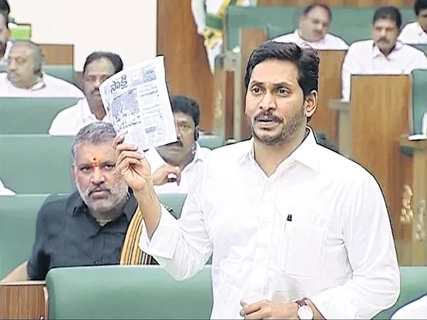 YS Jagan Mohan Reddy Fires On TDP In Assembly - Sakshi