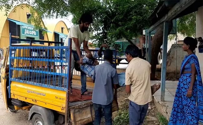 A Man Who Died of Cancer at Jadcherla - Sakshi