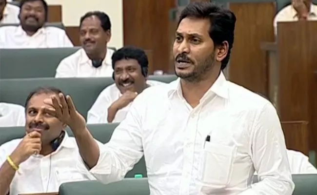 CM YS jagan Mohan Reddy Explains on Godavari Water in Assembly - Sakshi