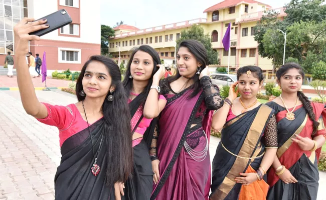 BGSU Students Celebrate Cultural Programme Karnataka - Sakshi