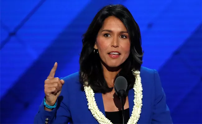 US presidential candidateTulsi Gabbard files 50mn usd lawsuit against Google - Sakshi