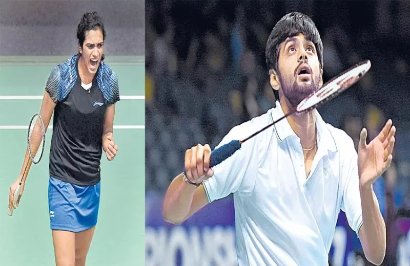 PV Sindhu, Sai Praneeth reach quarter-finals - Sakshi