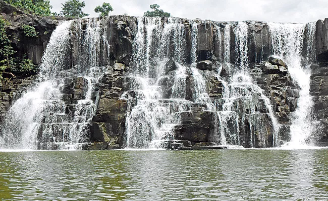 Telangana Niagara Falls in Kumaram Bheem Asifabad district  - Sakshi