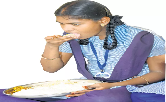 KGVB, Gurukul, Residential Schools Are Not Following Menu Chart For Students In Siddipet District - Sakshi