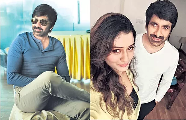 Payal Rajput shares a selfie with Ravi Teja from the sets of Disco Raja - Sakshi