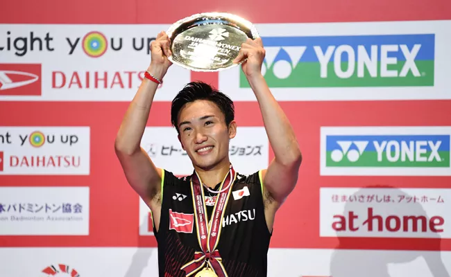 Momota Wins Japan Open - Sakshi