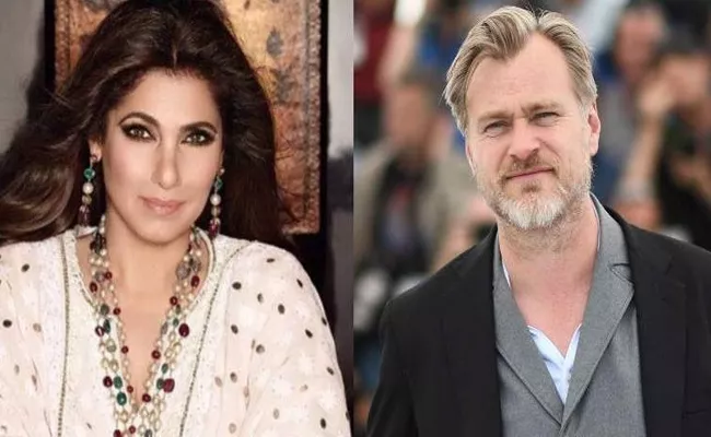 Dimple Kapadia And Christopher Nolan Spotted On Tenet sets  - Sakshi