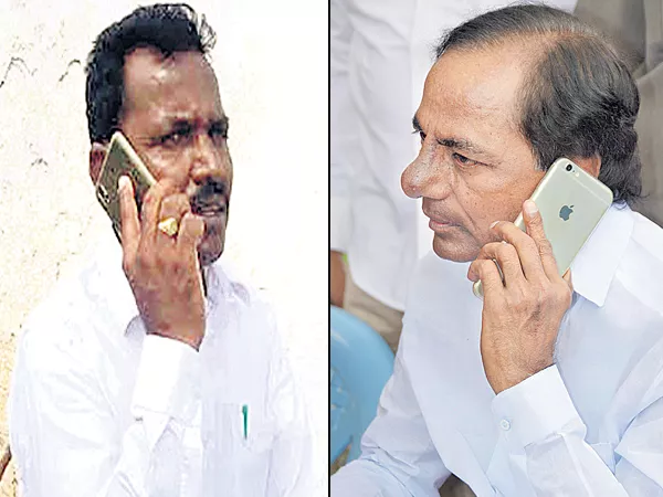 CM KCR Phone Call To the Chintamadaka Sarpanch  - Sakshi