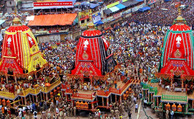 Celebrations begin at Jagannath temple in Puri ahead of Jagannath Rath Yatra - Sakshi