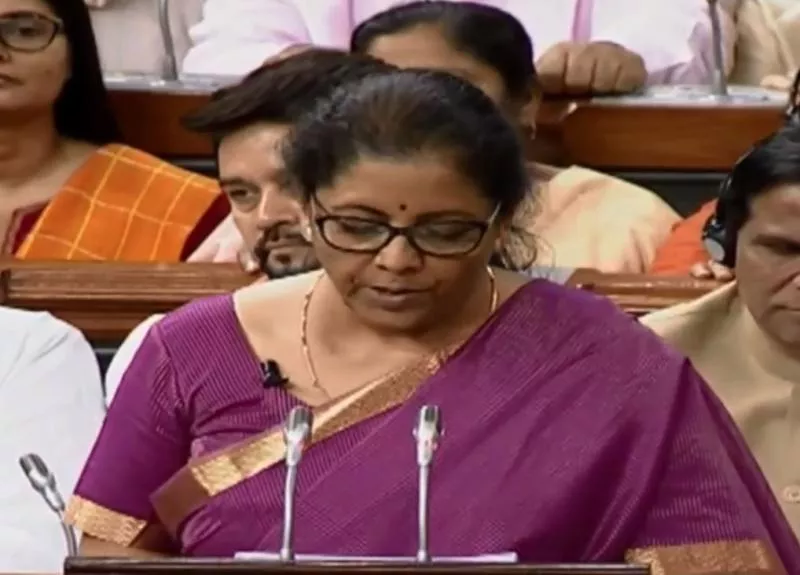 Nirmala Sitharaman Presents 1st Budget Of Modi 2.0 Government - Sakshi