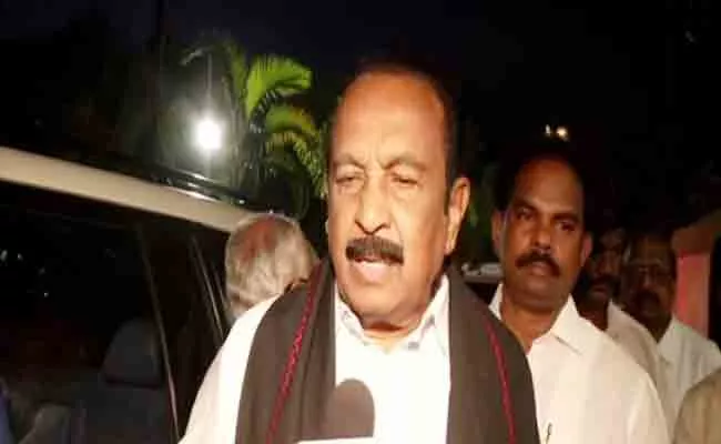 MDMK Vaiko Sentenced One Year Jail In Sedition Case - Sakshi