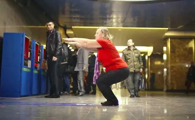 Moscow Metro Offers Free Tickets If You Do 30 Squats - Sakshi