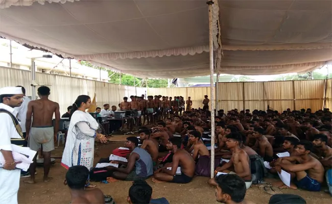 Army Recruitment Rally Begins In Prakasam District - Sakshi