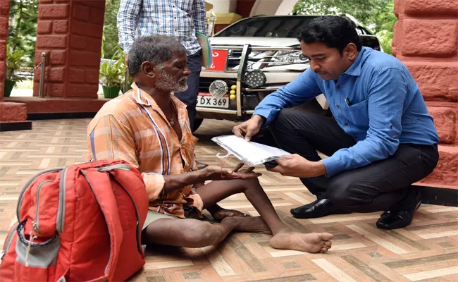 Collecter Helped ToEast Godavari Collector Helped To Physically Handicapped Person Physically handcaped Person - Sakshi