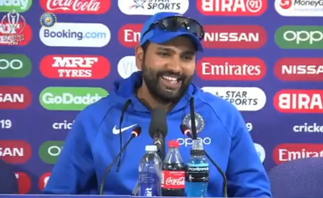 Rohit Sharma Gives a Hilarious Response When Asked About MS Dhoni Birthday Plans - Sakshi