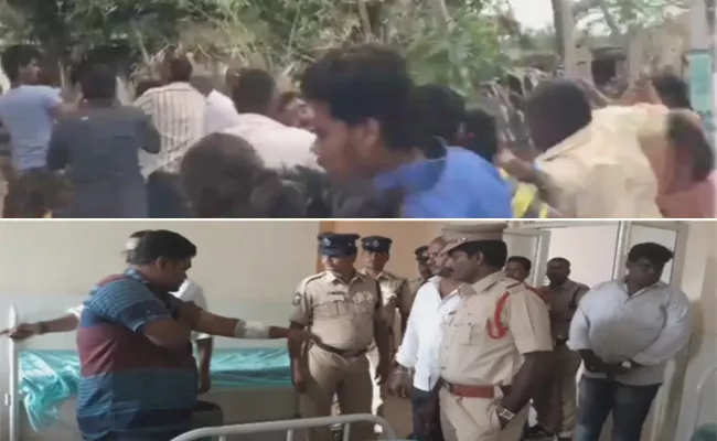 TDP Workers Attacks YSRCP Activists In Ponnur - Sakshi