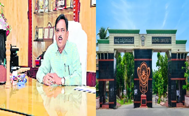 Acharya T. Bhairagi Reddy Takes Over As Registrar Of Andhra University - Sakshi