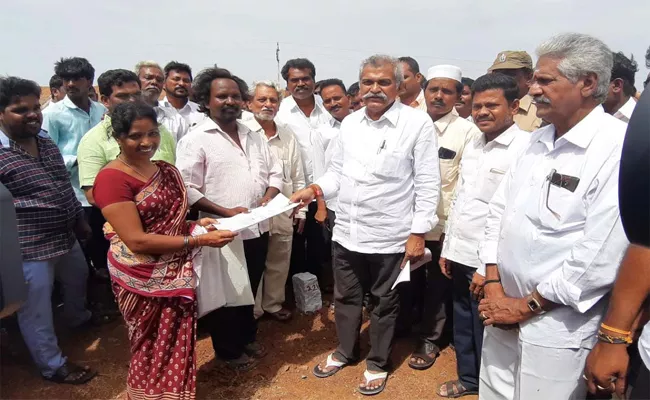 Distribution Of Rails On The Occasion Of The Late YS Rajasekhar Reddy Jayanthi - Sakshi