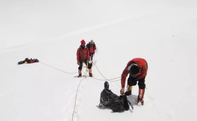 Heartbreaking Video Captures Last Moments Of 8 Nanda Devi Climbers - Sakshi