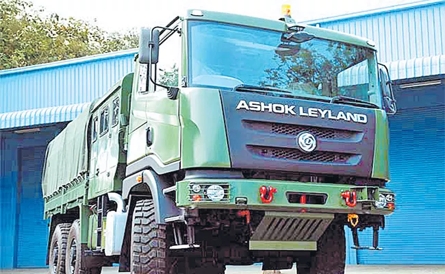 Ashok Leyland Company Profits Down Fifty Percent - Sakshi