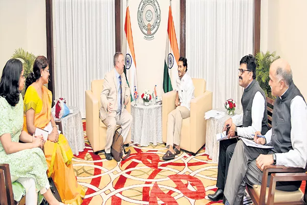 CM YS Jagan Meeting with representatives of 15 countries - Sakshi