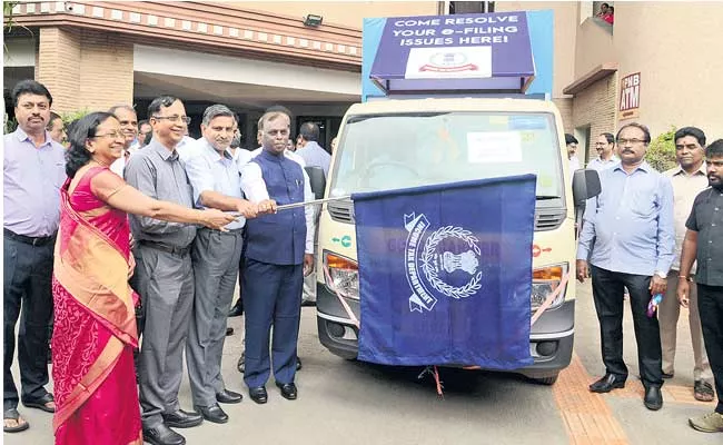 Awareness Drive On Income Tax Returns In Hyderabad - Sakshi