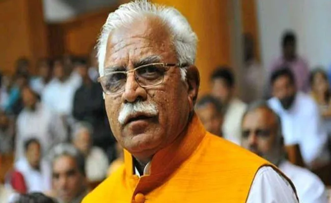 Haryana CM Manohar Lal Khattar Objectionable Comments On Kashmiri Women - Sakshi