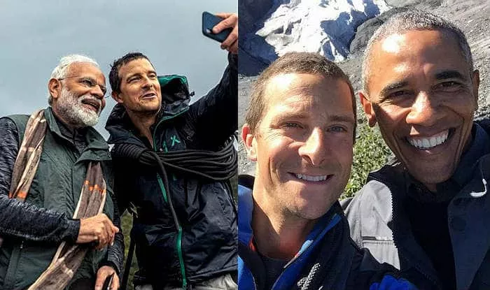 Narendra Modi And Barack Obama Have Similarities, Reveals Bear Grylls - Sakshi