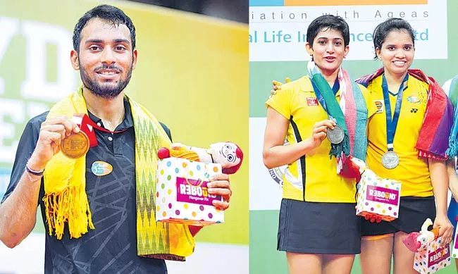 Sourabh Verma wins Hyderabad Open title - Sakshi