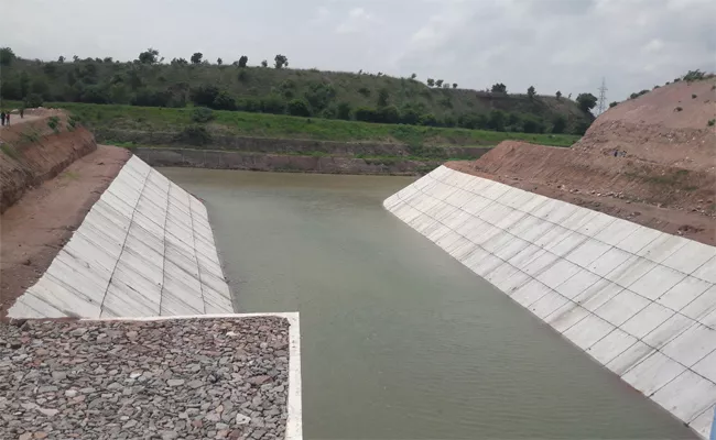 Kaleshwaram Project Has Full Water Flow At Ramadugu - Sakshi