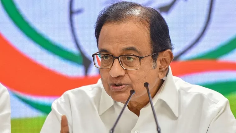 Chidambaram Says Because There Is A Muslim Majority In Kashmir Govt Abrogated Those Article   - Sakshi