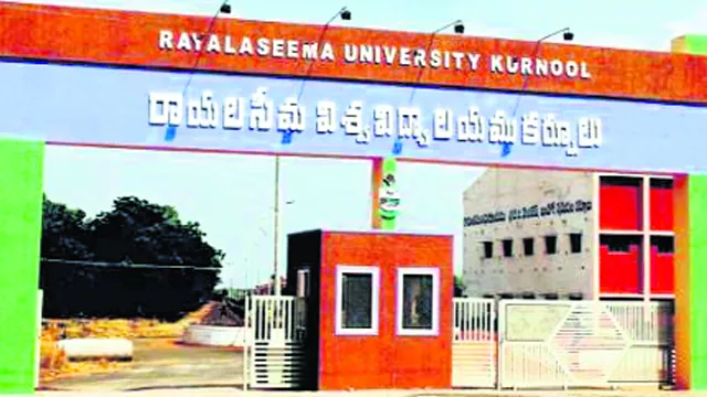 Professors Are Not Take Official Positions In Rayalaseema University - Sakshi