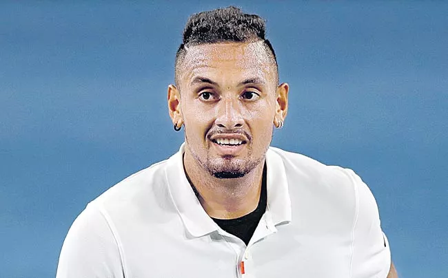 Nick Kyrgios handed 6-figure fine for tantrum at Cincinnati Open - Sakshi