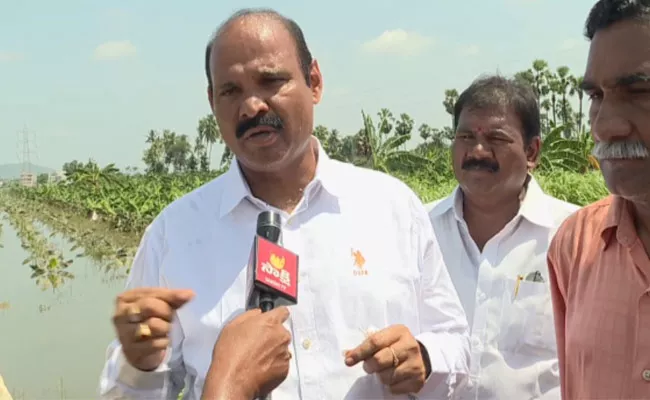 MLA Parthasarathy Visit Flood Affected Areas Krishana Distic - Sakshi