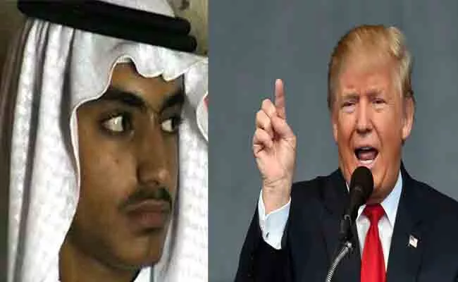 Donald Trump Says Hamza Bin Laden Said Bad Things About America - Sakshi